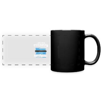 Botswana - Panorama-Tasse farbig - Schwarz - Vorne