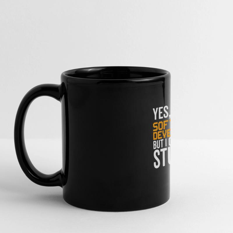 Stupid - Software Developer Full Colour Panoramic Mug