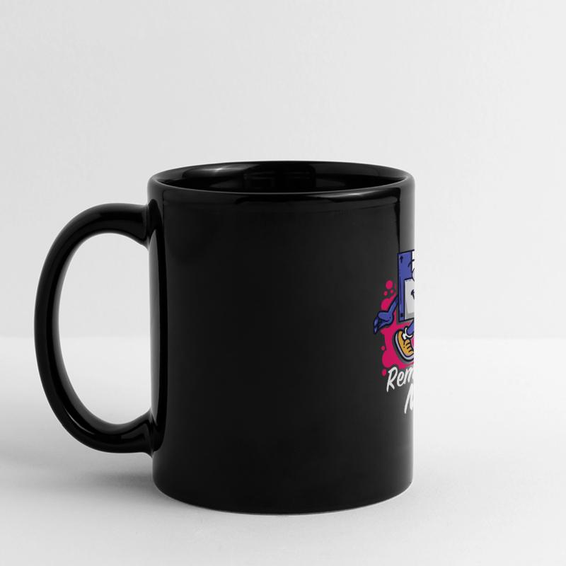 Programmierer Retro-diskette Floppy disc Panorama-Tasse farbig