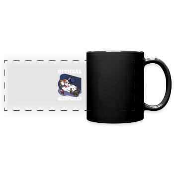 Official sleepshirt christmas - Panorama-Tasse farbig - Schwarz - Vorne
