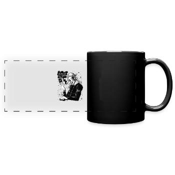 Okkult Goth Gothic Punk Grunge - Panorama-Tasse farbig - Schwarz - Vorne