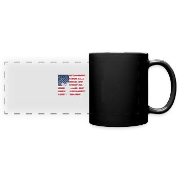 Sports de tir à l’arc aux États-Unis - Mug panoramique uni - noir - Devant