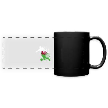 Wales National Team World Cup - Full Colour Panoramic Mug - black - Front