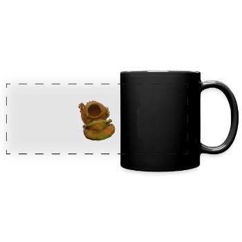 Plongée sous-marine - Mug panoramique uni - noir - Devant
