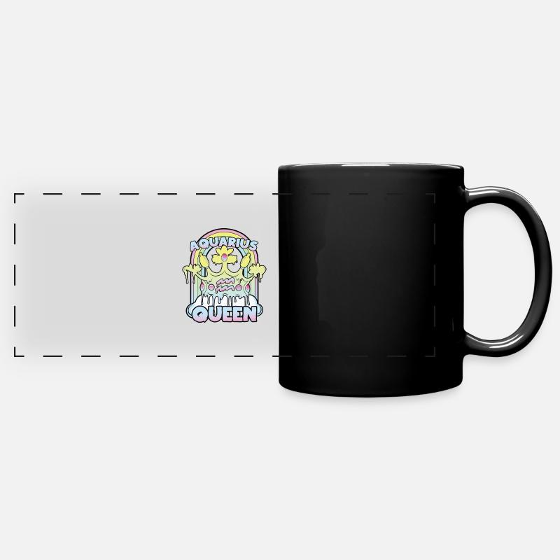 Aquarius Queen - Full Colour Panoramic Mug - black