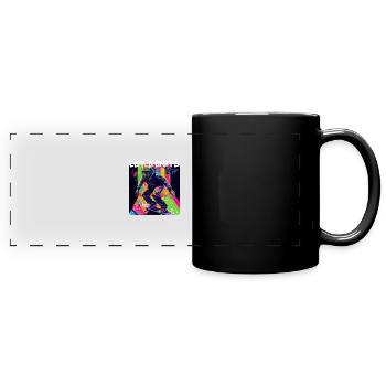 Lets Skate - Cool skater on the street - - Full Colour Panoramic Mug - black - Front