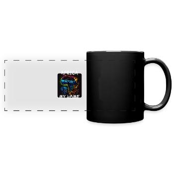 Africa, my Home 4 - Full Colour Panoramic Mug - black - Front