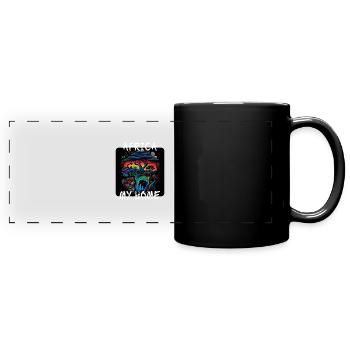 L’Afrique, ma maison 3 - Mug panoramique uni - noir - Devant