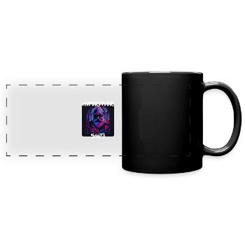 Père Noël infiltré dans la ville 2 - Mug panoramique uni - noir - Devant