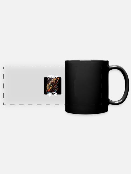 Graffiti Style - Heavy Metal 1 - Mug panoramique uni - noir