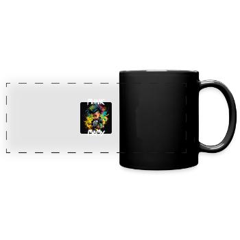 Graffiti Style - Cool Punk Baby 7 - Full Colour Panoramic Mug - black - Front