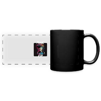 Graffiti Style - Cool Punk Child 1 - Full Colour Panoramic Mug - black - Front
