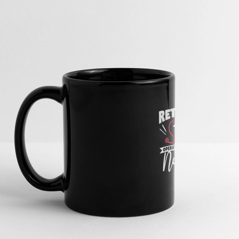 Pensionierte OP-Krankenschwester ODER Ruhestandsschwestern Panorama-Tasse farbig