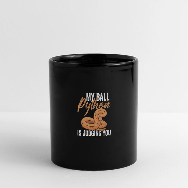 Python Königspython Banana Ball Python Mug panoramique uni