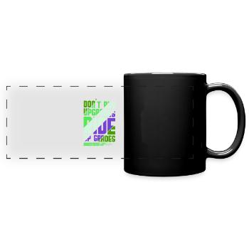 Unbenanntes Projekt 49 - Panorama-Tasse farbig - Schwarz - Vorne