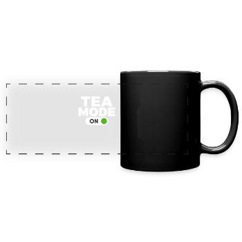 Tea Lover Gifts - Full Colour Panoramic Mug - black - Front