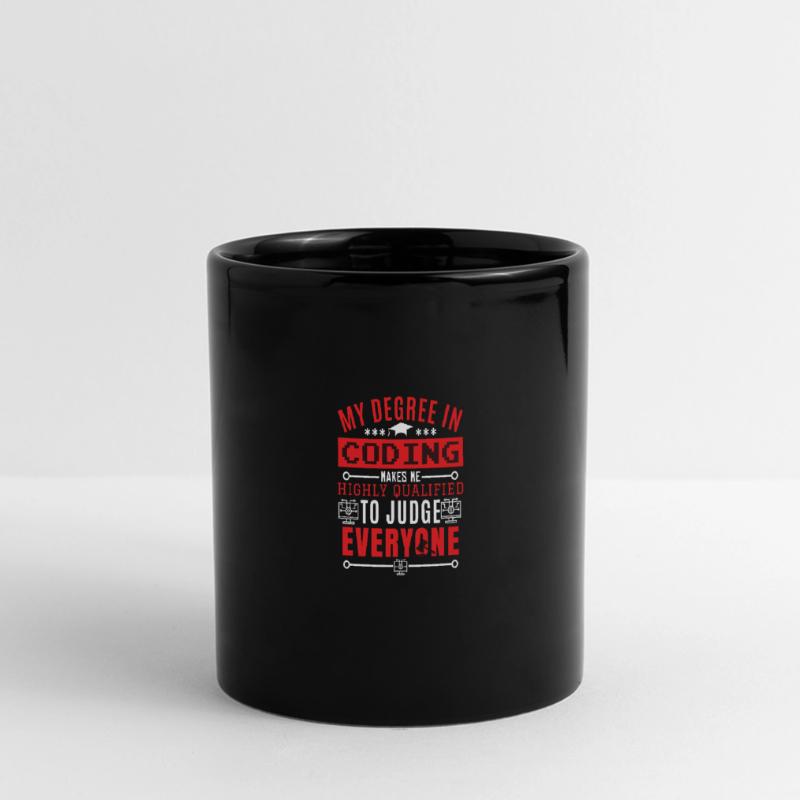Coding Humor Coder Programmer Full Colour Panoramic Mug