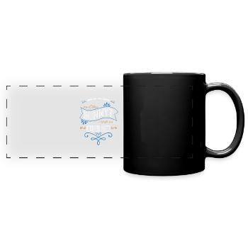 Pirater le piratage du codage du piratage de l’ordinateur - Mug panoramique uni - noir - Devant