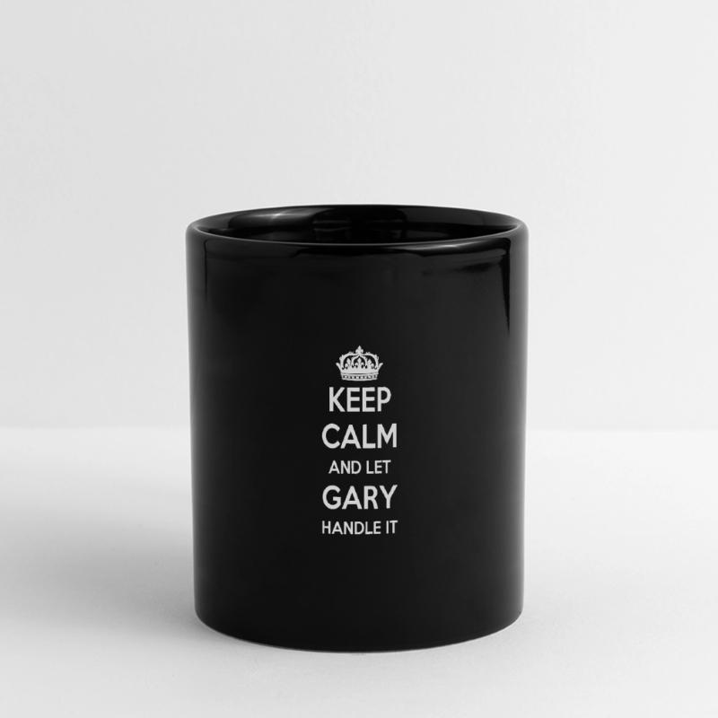 Keep Calm Handle It - First Name Name Funny Gary Full Colour Panoramic Mug