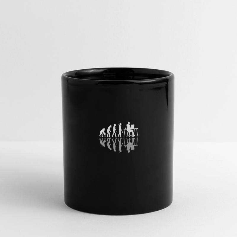 Evolution Funny Programmer Software Developer Panorama-Tasse farbig