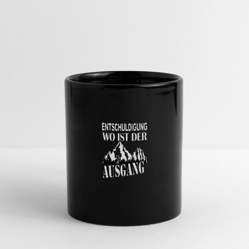 where is the exit Full Colour Panoramic Mug