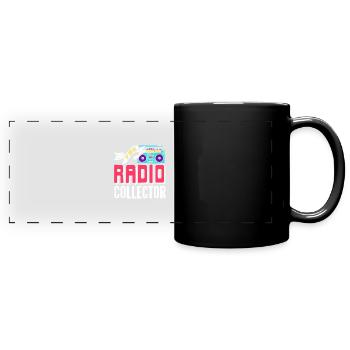 La collection RADIO Collector Retro Funny Radio - Mug panoramique uni - noir - Devant