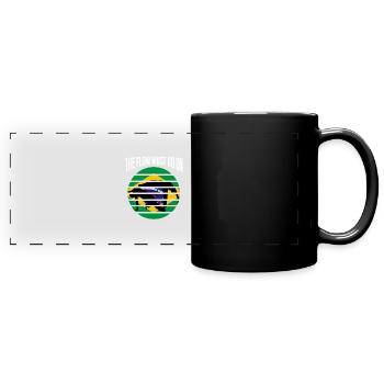 Ginga Capoeira pour les arts martiaux brésiliens - Mug panoramique uni - noir - Devant