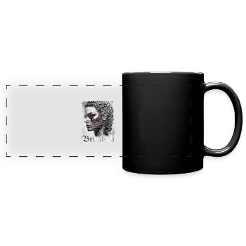 Brunhild's greatest shield maid of all time - Full Colour Panoramic Mug - black - Front