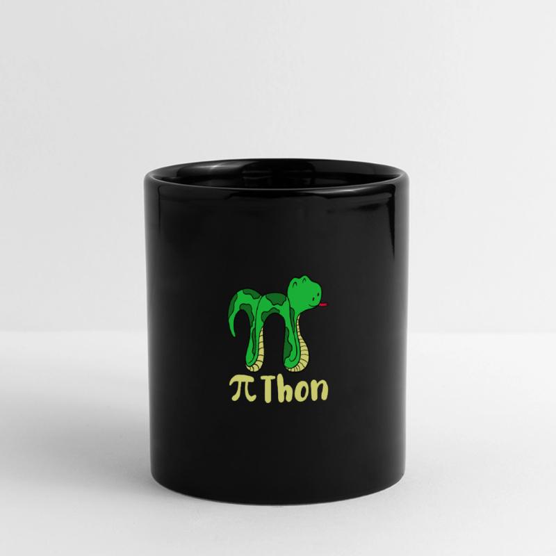 Funny snake pi day math python science joke Full Colour Panoramic Mug