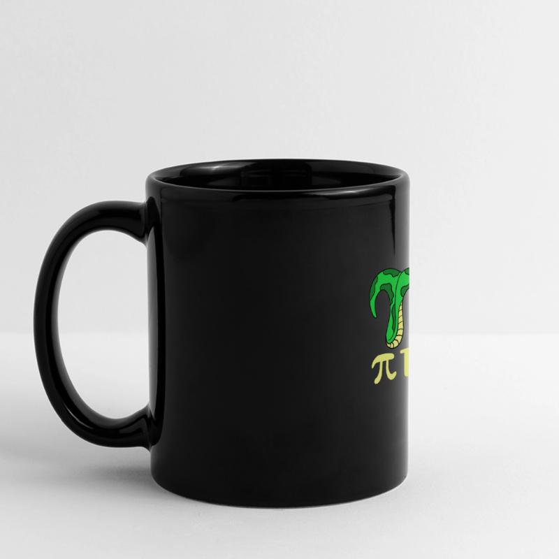 Drôle serpent pi jour math python science blague Mug panoramique uni