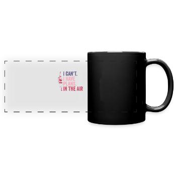 Stabhochspringen Mädchen - Panorama-Tasse farbig - Schwarz - Vorne