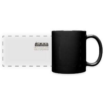 Developer Coder Funny Programming Humor Software - Full Colour Panoramic Mug - black - Front