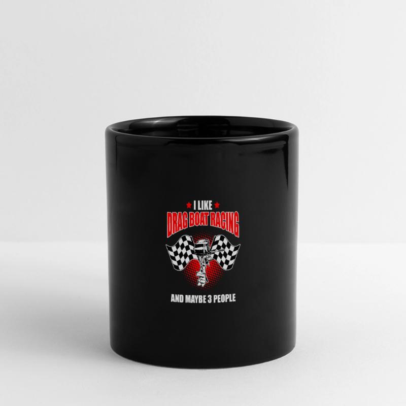 Conception de bateaux de course pour les courses de dragsters Mug panoramique uni