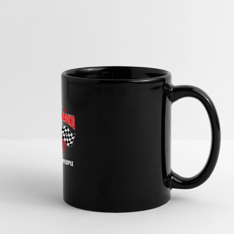 Conception de bateaux de course pour les courses de dragsters Mug panoramique uni