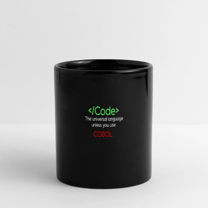 Conception de code Cobol amusant Mug panoramique uni