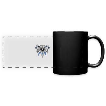 Celtic Vikinger Vegvisir compas Vikings - Mug panoramique uni - noir - Devant
