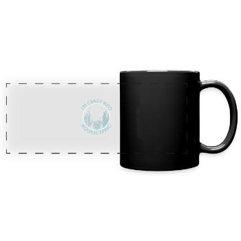 Funny I'm Crazy Into Aquascaping For An Aquascaper - Panorama-Tasse farbig - Schwarz - Vorne