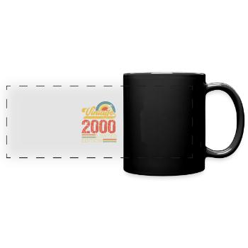 2000 - Panorama-Tasse farbig - Schwarz - Vorne