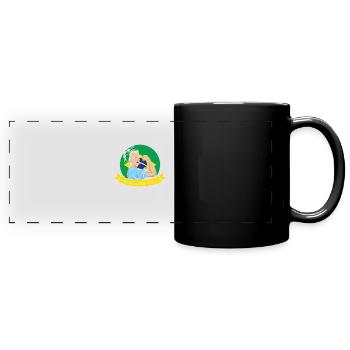 Brazilian Woman Flag Brazilian Gift - Full Colour Panoramic Mug - black - Front