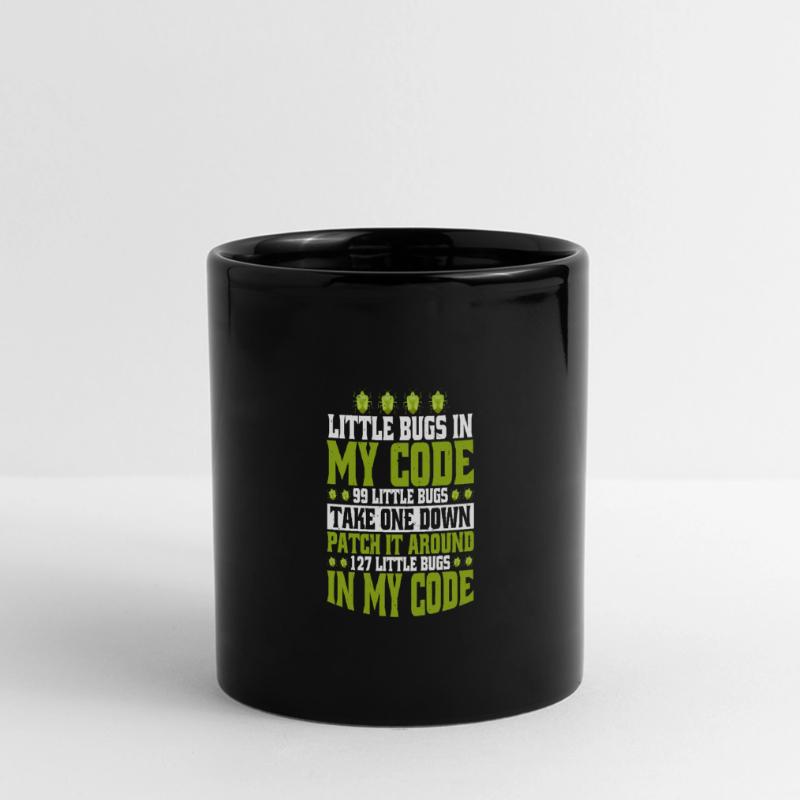 99 little Bugs in my Code 5 Full Colour Panoramic Mug