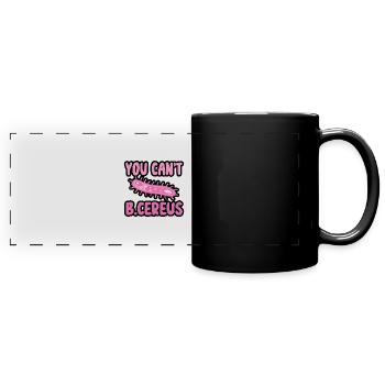 Biologie Lehrer Motiv Naturwissenschaft - Panorama-Tasse farbig - Schwarz - Vorne
