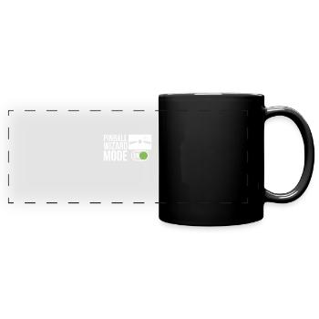 Flipper-flipping-machine-design Für - Mug panoramique uni - noir - Devant