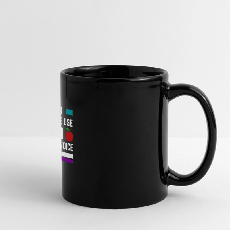 Ne me faites pas utiliser ma voix d’enseignant Mug panoramique uni