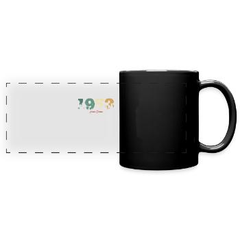 1953 limitierte Auflage - Panorama-Tasse farbig - Schwarz - Vorne