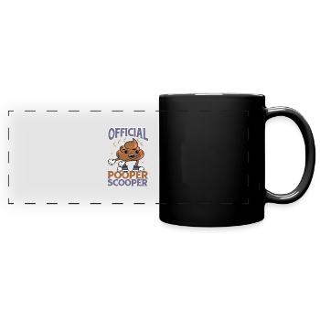 Official Pooper Scooper 31 - Panorama-Tasse farbig - Schwarz - Vorne