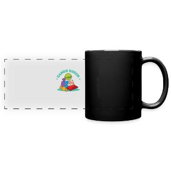 Candy queen - Full Colour Panoramic Mug - black - Front