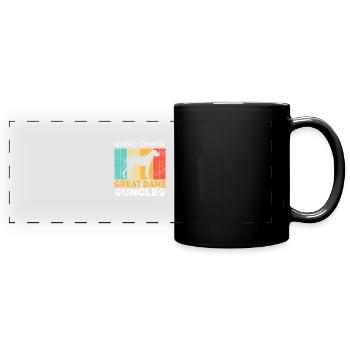 Cadeaux de Dogue allemand - Mug panoramique uni - noir - Devant