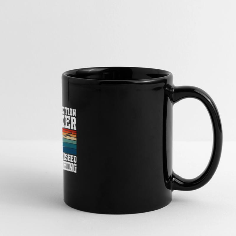 Construction Worker I Accomplished Everything Full Colour Panoramic Mug