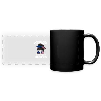 Cape Verde - Panorama-Tasse farbig - Schwarz - Vorne