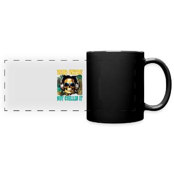 Inside dead mut rela - Panorama-Tasse farbig - Schwarz - Vorne